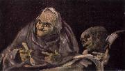 Francisco de Goya, Two Women Eating
